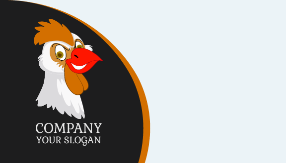 Funny Hen Bird Business Card