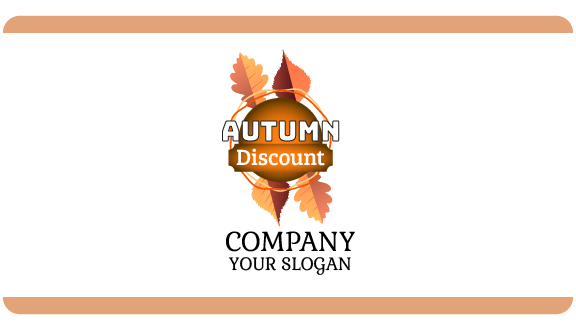 Ginger Shade Autumn Business Card