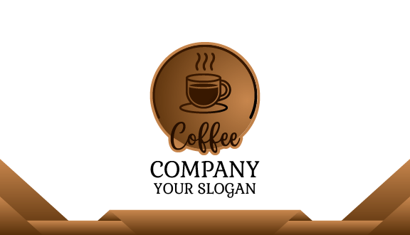 Glass Coffee Cup Cafe Business Card