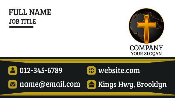 Global Beauty Church Business Card