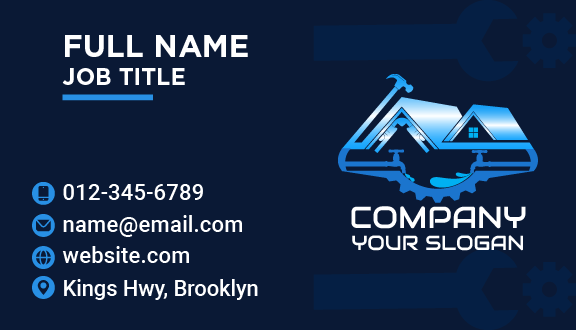 Expert Plumber Equipment Business Card