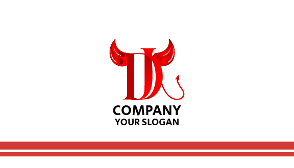 Glossy DJ Calligraphy Business Card