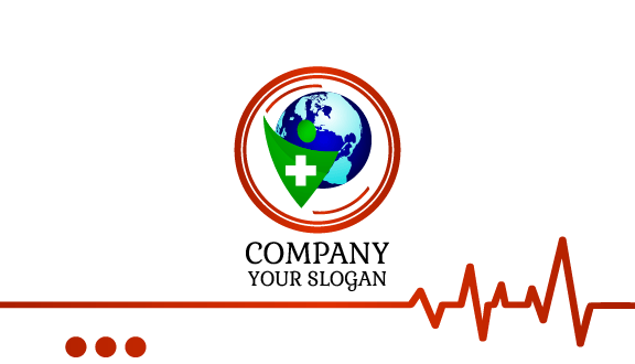 Glossy Planet Pharmacy Business Card