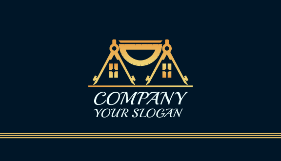 Golden Architect Property Business Card