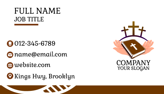 Red Heart Church Business Card