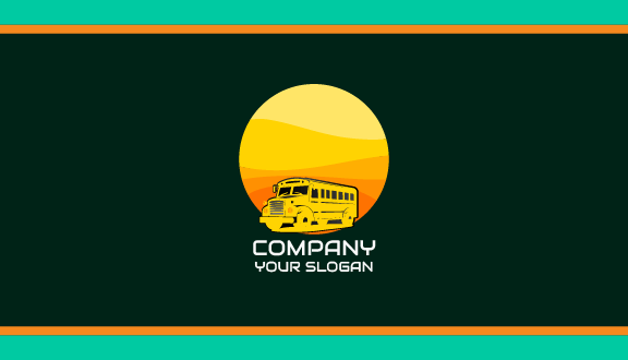 Golden View Bus Business Card