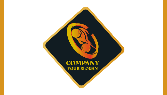 Gradient Bike Business Card