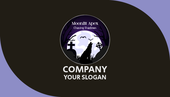 Graveyard Wolf Business Card