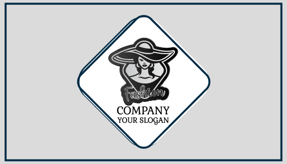 Gray Fashion Business Card