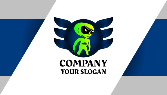 Green Alienware Business Card