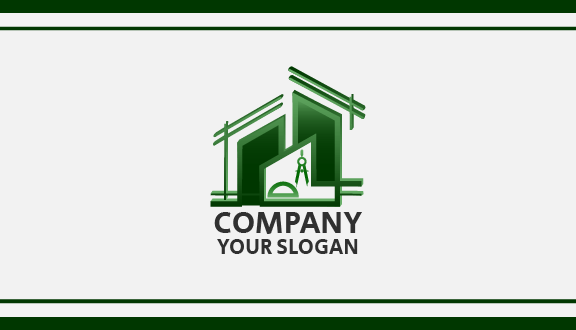 Green Building Architect Business Card