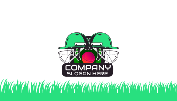 Green Grass Cricket Business Card