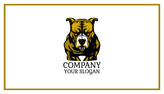 Heavy Body Dog Business Card