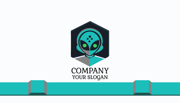 Hexagon Robotic Alienware Business Card