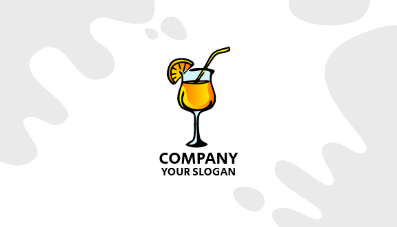 Iced Orange Juice Business Card