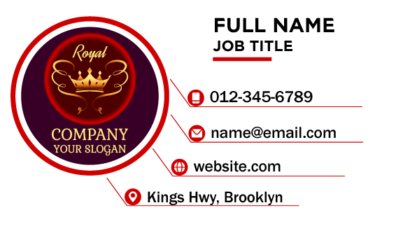 Imperial Regality Crown Business Card