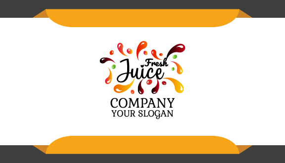 Juice Drops Business Card