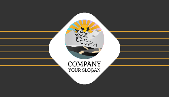 Large Group Bird Business Card