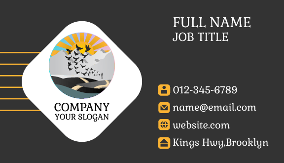 Large Group Bird Business Card
