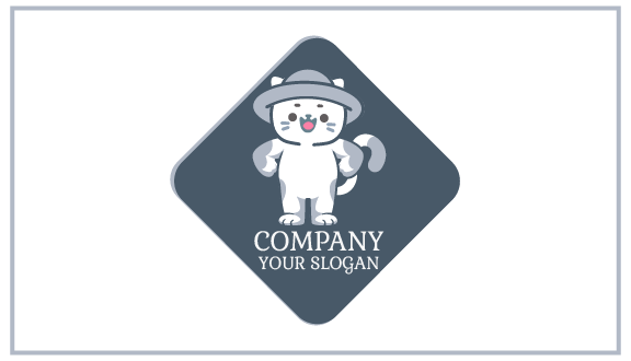 Laughing Cat Business Card