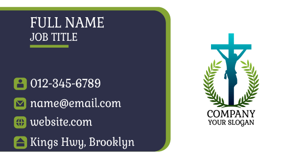 Red Heart Church Business Card