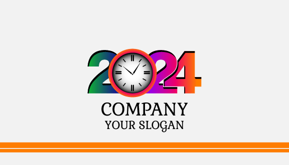 Leap Year Clock Business Card