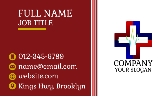 Lifeline Pharmacy Business Card