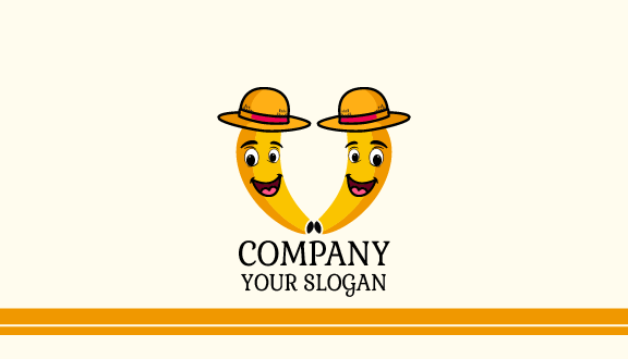 Lively Duo Banana Business Card