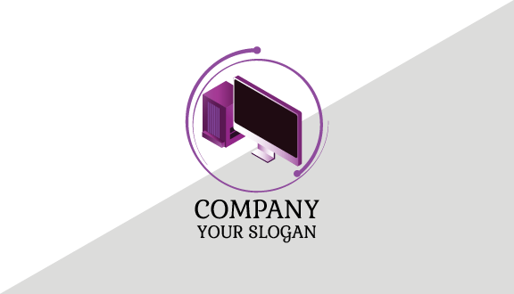 Loading Icon Computer Business Card