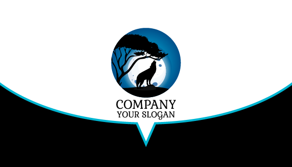 Lone Wolf Howling Business Card