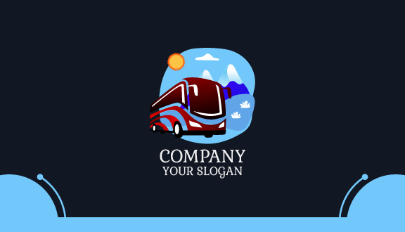 Long Journey Bus Business Card