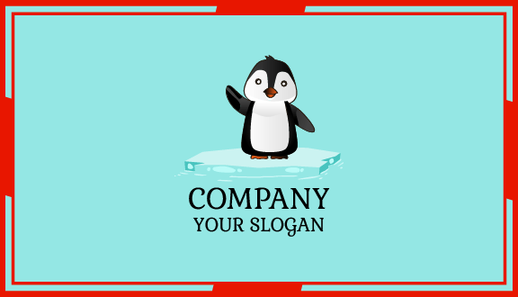 Lovely Penguin Bird Business Card