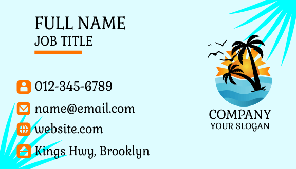 Luminous Sun Summer Business Card