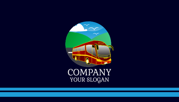 Lush Hills Bus Business Card