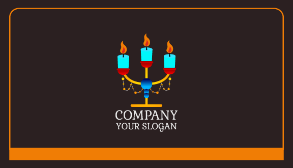 Luxury Candle Decor Business Card