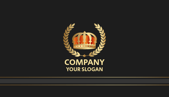 Majestic Leafy Crown Business Card
