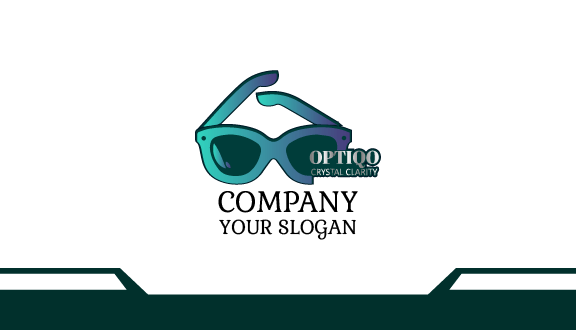 Matte Finish Glasses Business Card