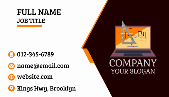 Measuring Scale Architect Business Card