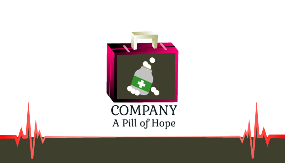Medicine Bottle Pharmacy Business Card