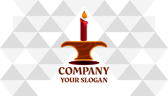 Melting Wax Candle Business Card