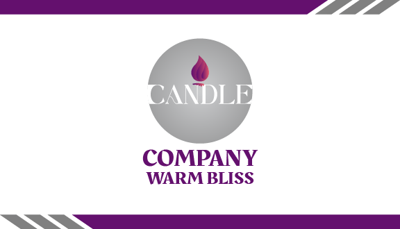 Minimalist Candle Business Card