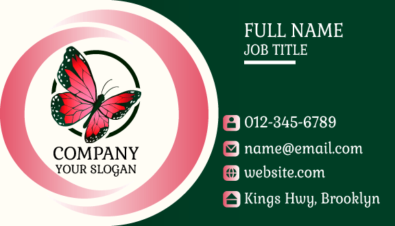 Monarch Butterfly Business Card