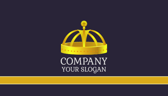 Monarch Symbolic Crown Business Card