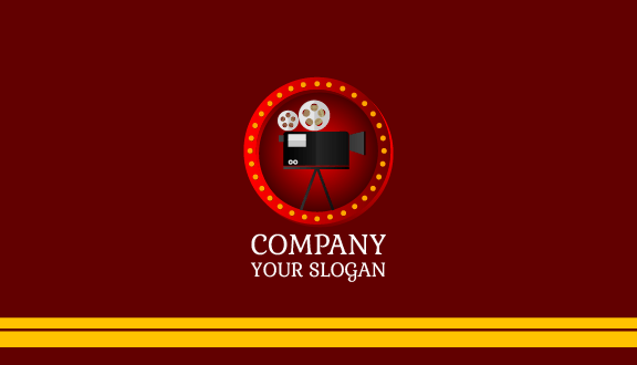 Movie Production Entertainment Business Card