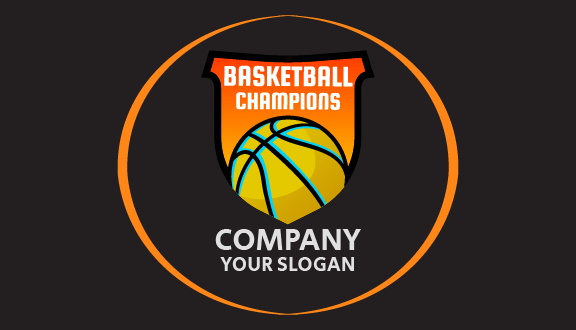 Mustard Basketball Business Card