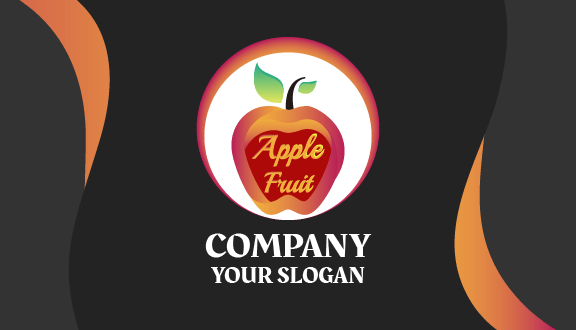 Natural Sweet Apple Business Card
