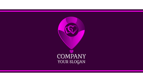 Navigation Sign Dating Business Card