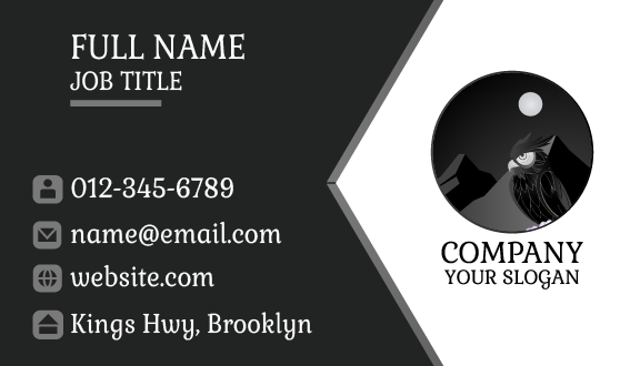 Night Owl Bird Business Card