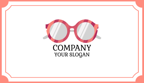 Optical Eyeglasses Business Card