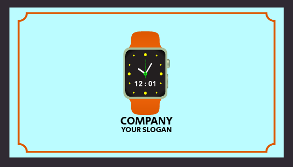 Orange Watch Business Card